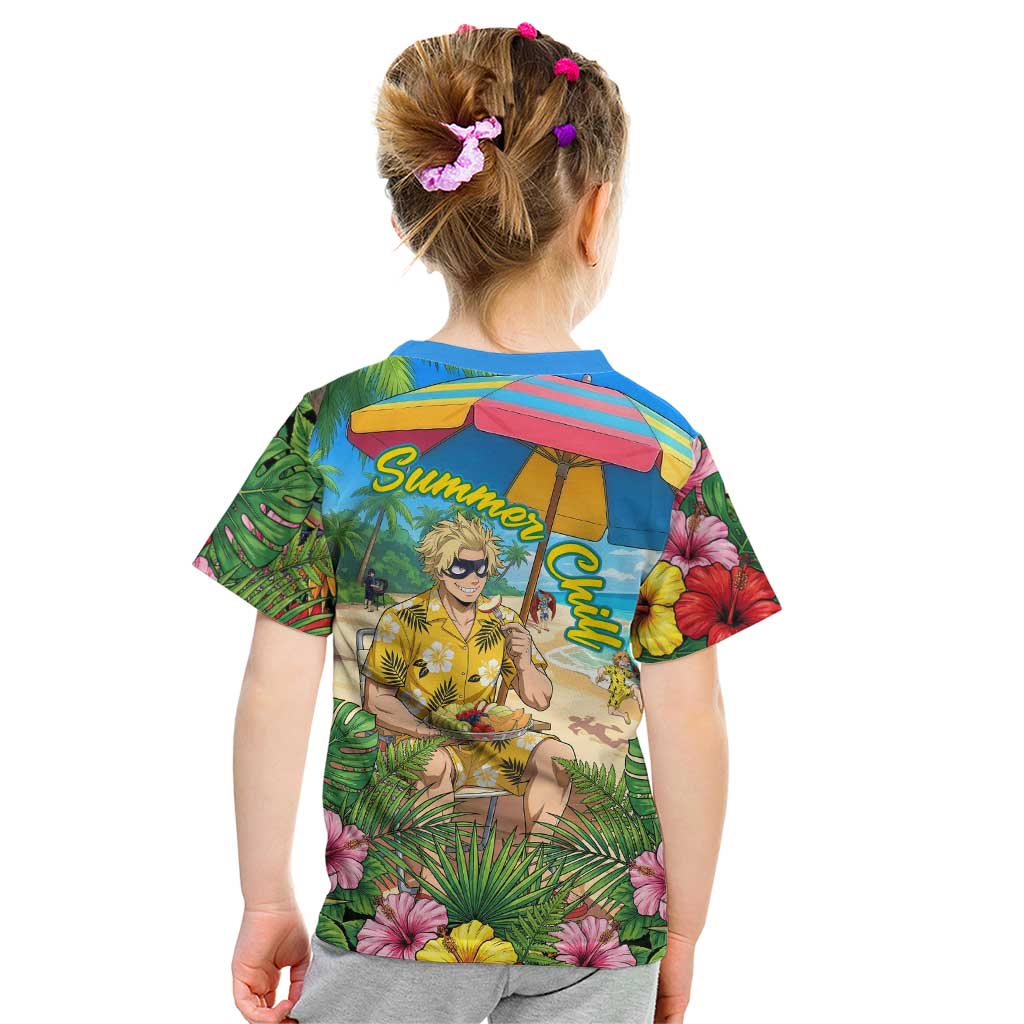 Taishiro Toyomitsu Summer Chill Kid T Shirt Tropical Anime Picnic Scene