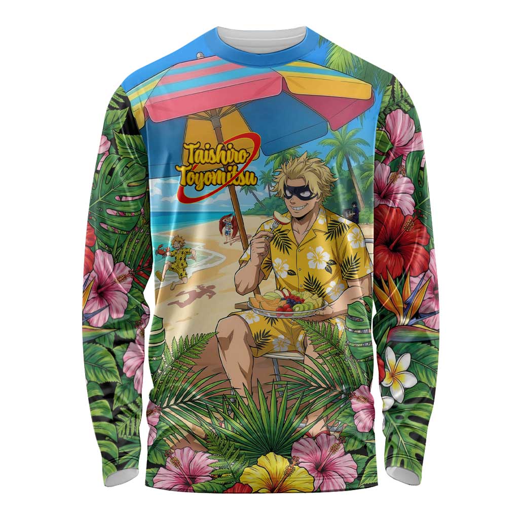 Taishiro Toyomitsu Summer Chill Long Sleeve Shirt Tropical Anime Picnic Scene