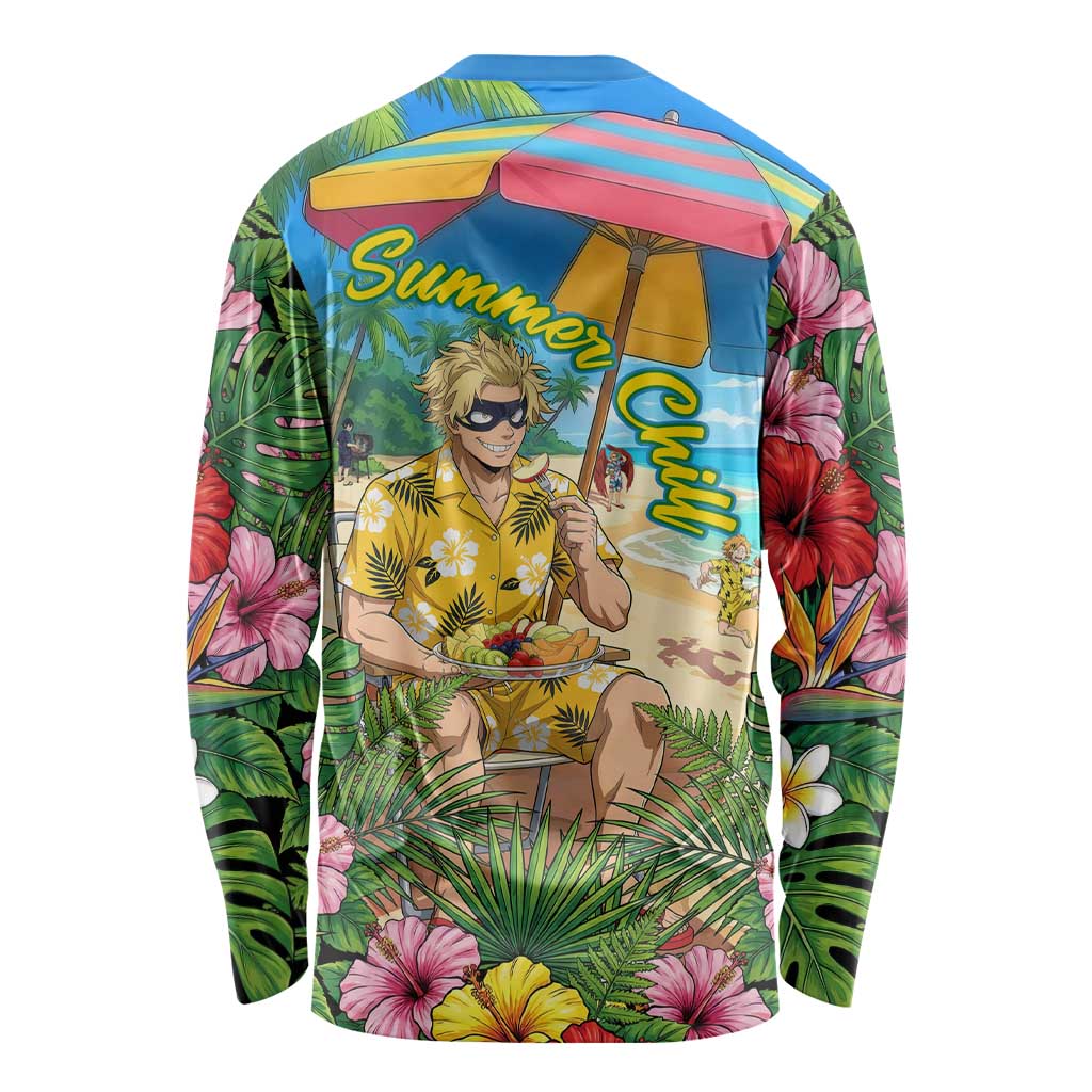 Taishiro Toyomitsu Summer Chill Long Sleeve Shirt Tropical Anime Picnic Scene