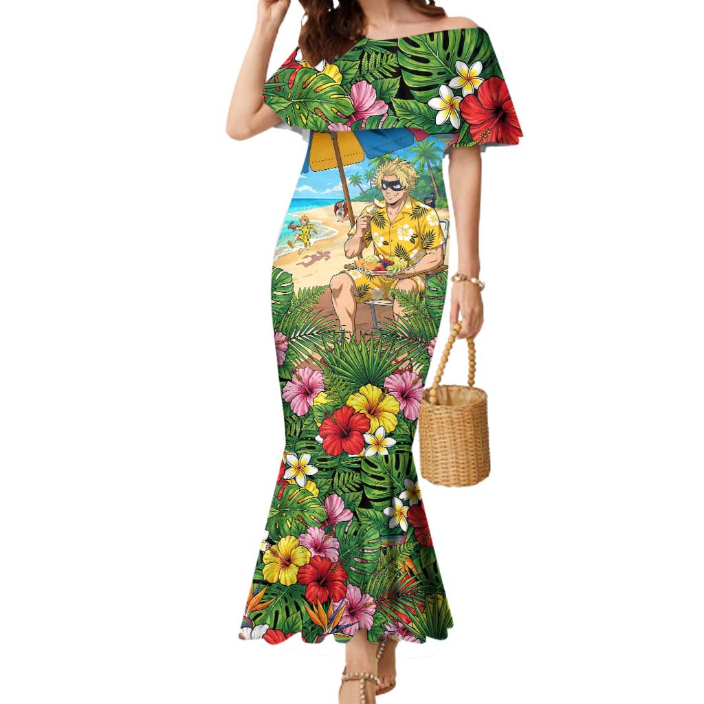 Taishiro Toyomitsu Summer Chill Mermaid Dress Tropical Anime Picnic Scene