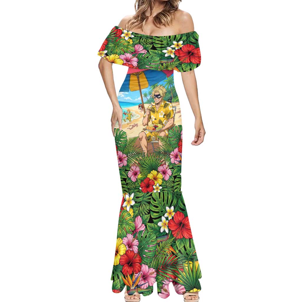 Taishiro Toyomitsu Summer Chill Mermaid Dress Tropical Anime Picnic Scene