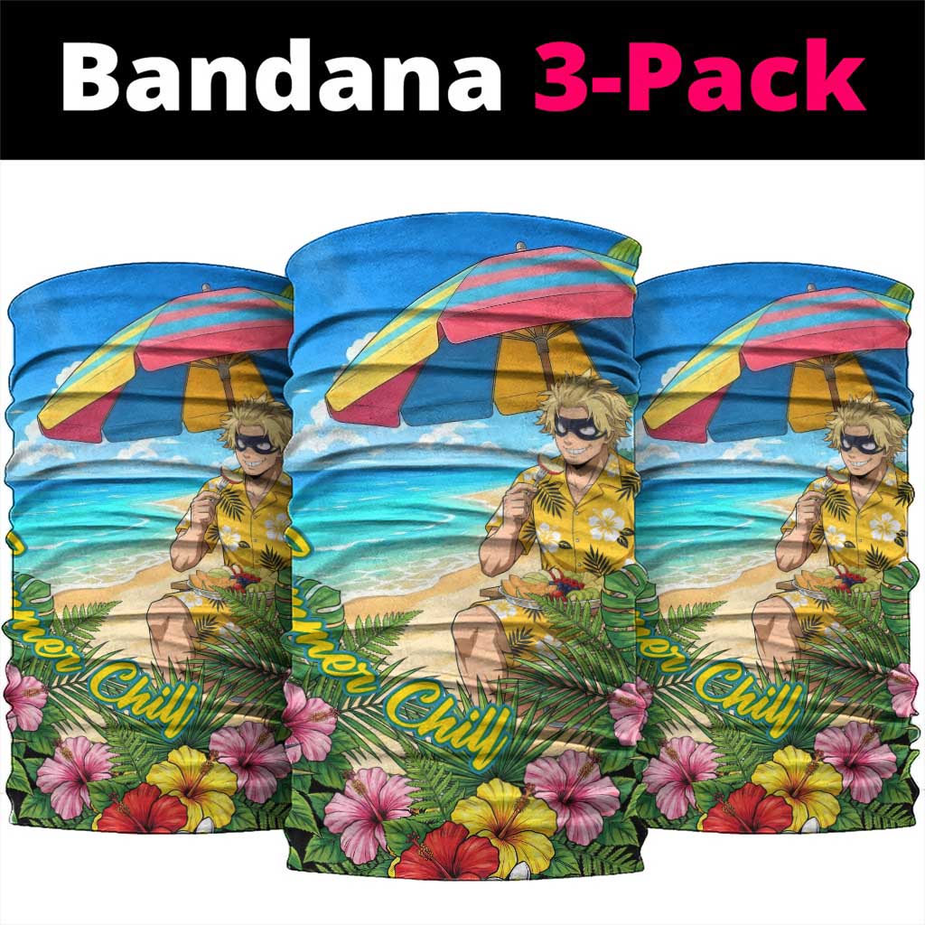 Taishiro Toyomitsu Summer Chill Neck Gaiter Tropical Anime Picnic Scene