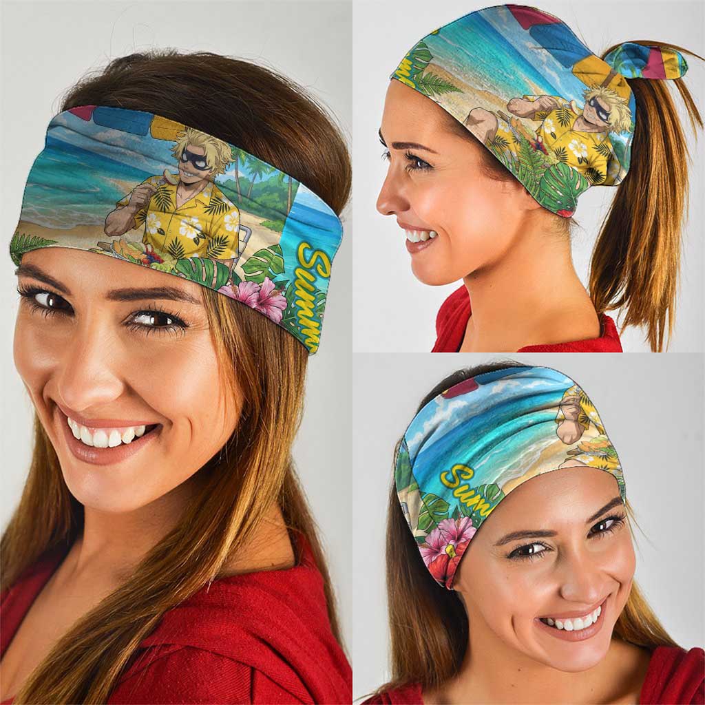Taishiro Toyomitsu Summer Chill Neck Gaiter Tropical Anime Picnic Scene