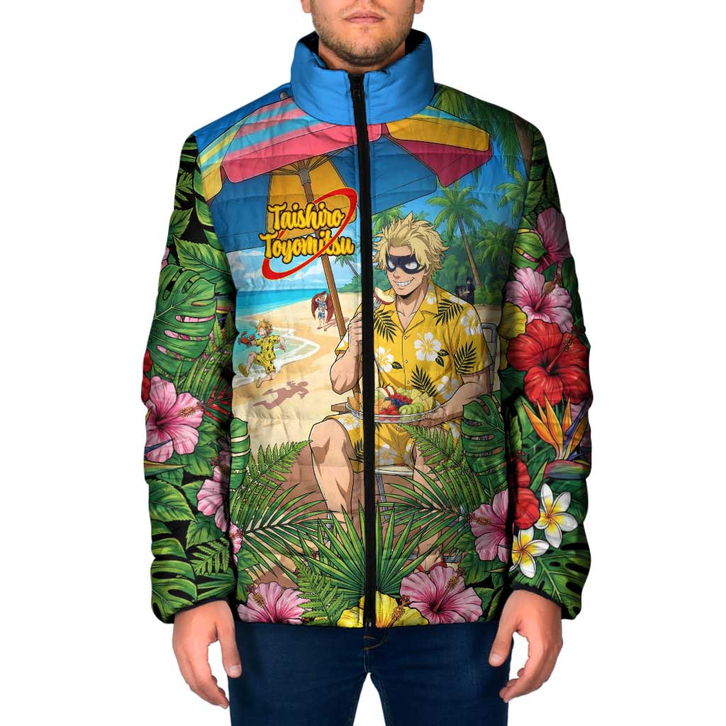 Taishiro Toyomitsu Summer Chill Padded Jacket Tropical Anime Picnic Scene