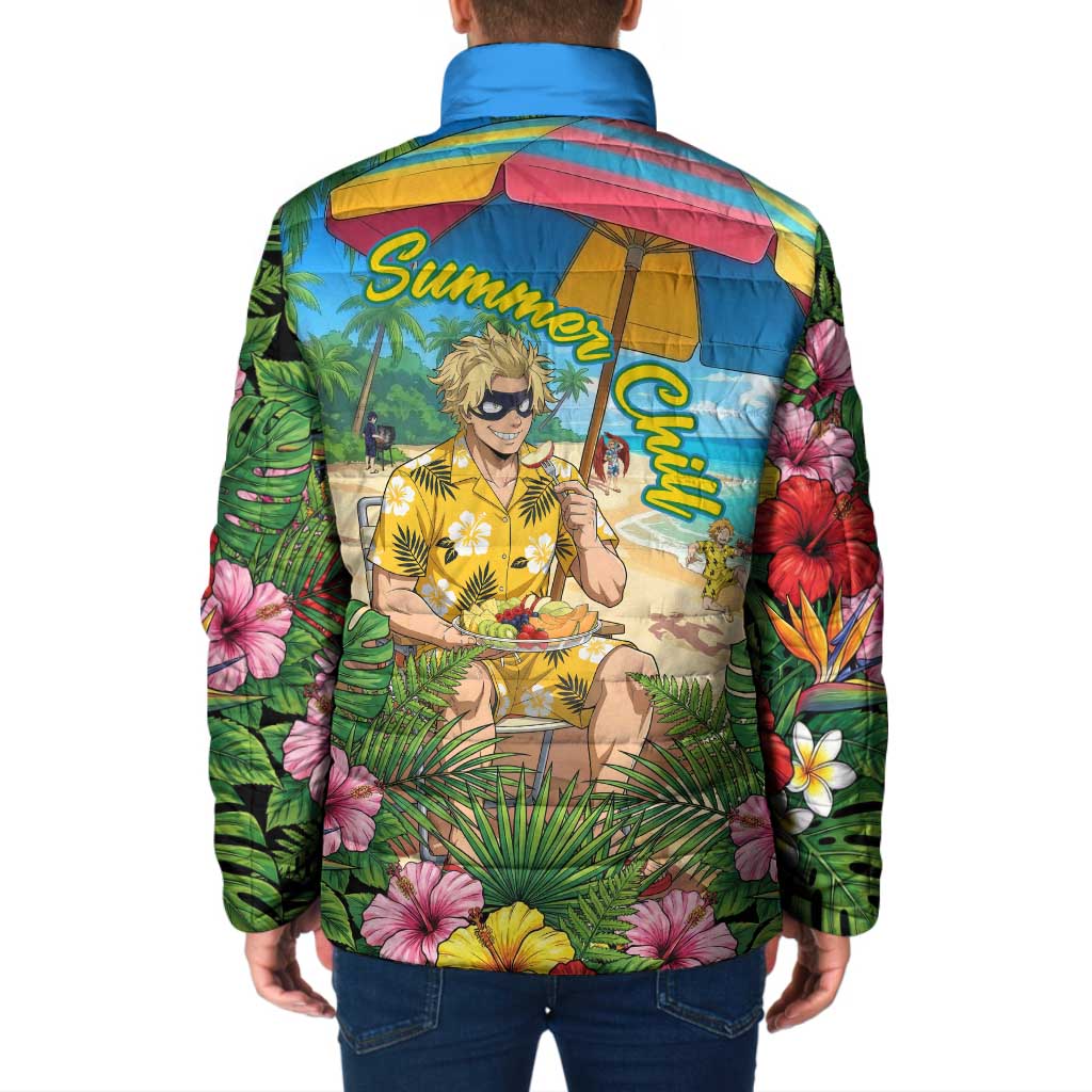 Taishiro Toyomitsu Summer Chill Padded Jacket Tropical Anime Picnic Scene