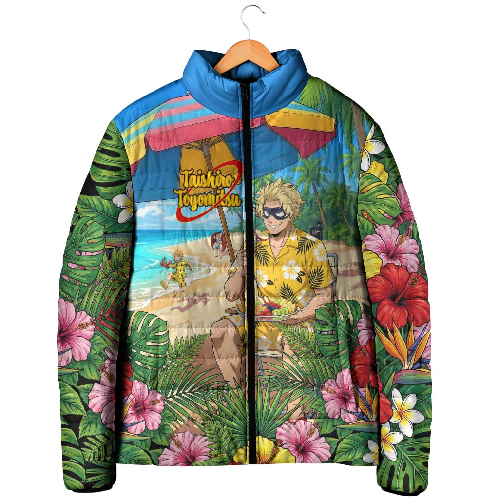 Taishiro Toyomitsu Summer Chill Padded Jacket Tropical Anime Picnic Scene