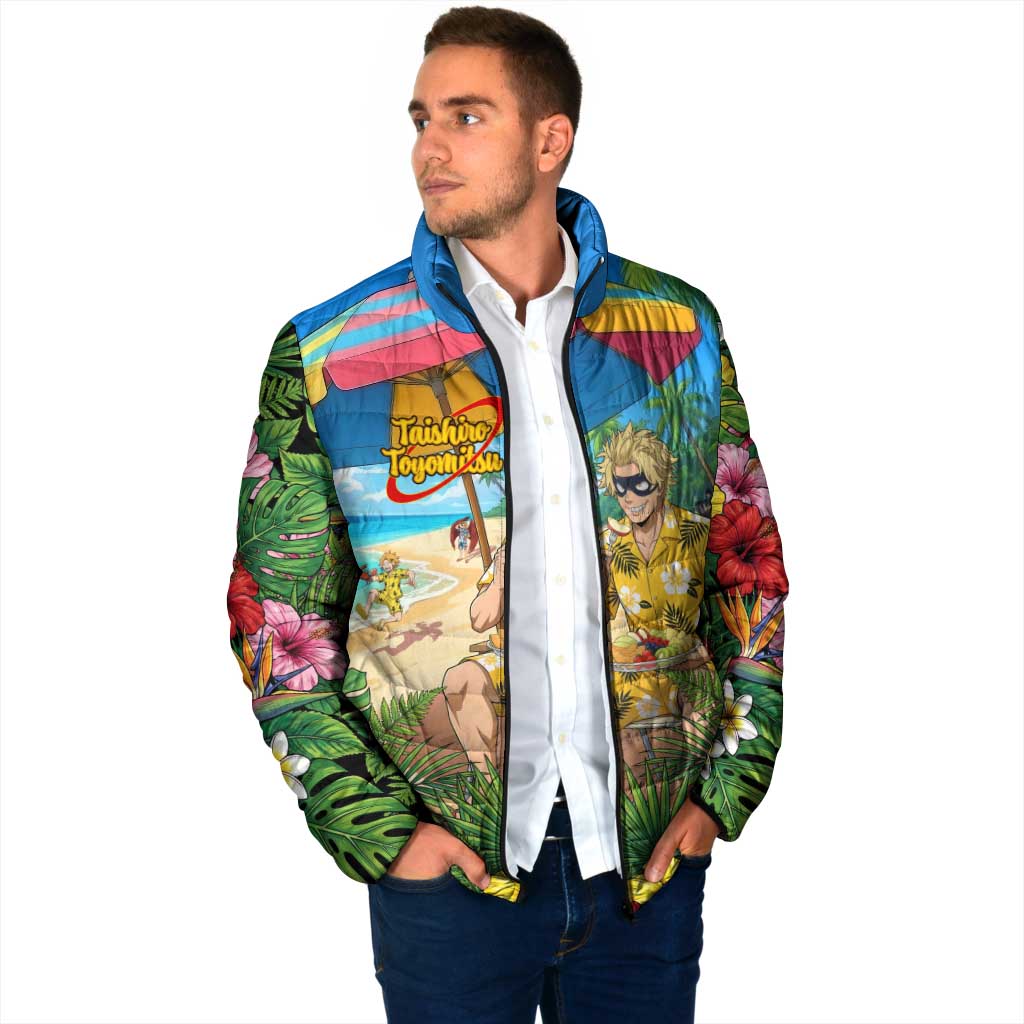 Taishiro Toyomitsu Summer Chill Padded Jacket Tropical Anime Picnic Scene