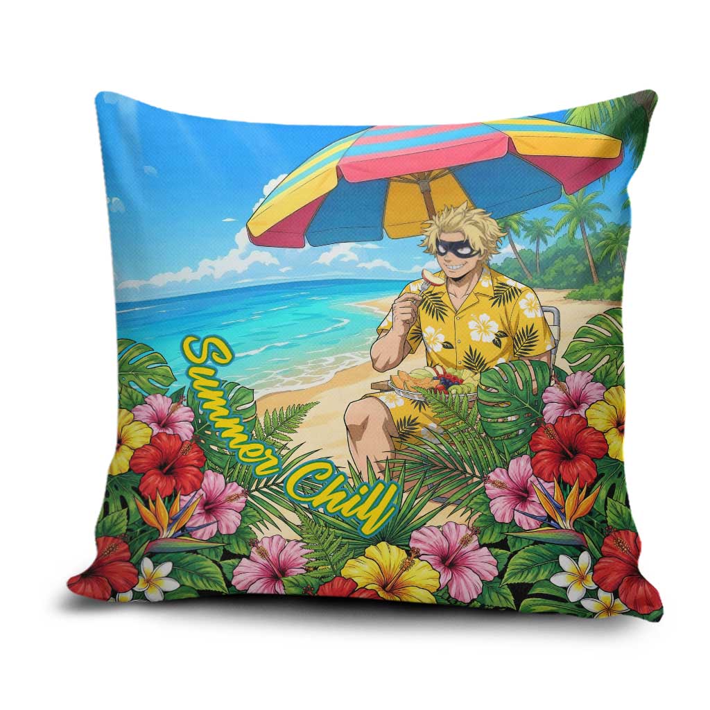 Taishiro Toyomitsu Summer Chill Pillow Cover Tropical Anime Picnic Scene
