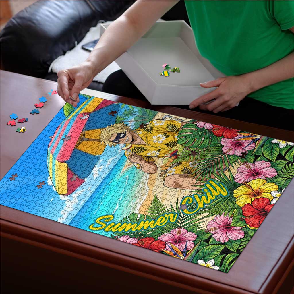 Taishiro Toyomitsu Summer Chill Puzzle Tropical Anime Picnic Scene