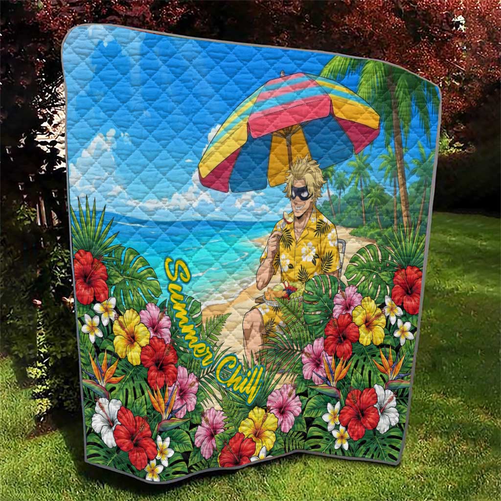 Taishiro Toyomitsu Summer Chill Quilt Tropical Anime Picnic Scene