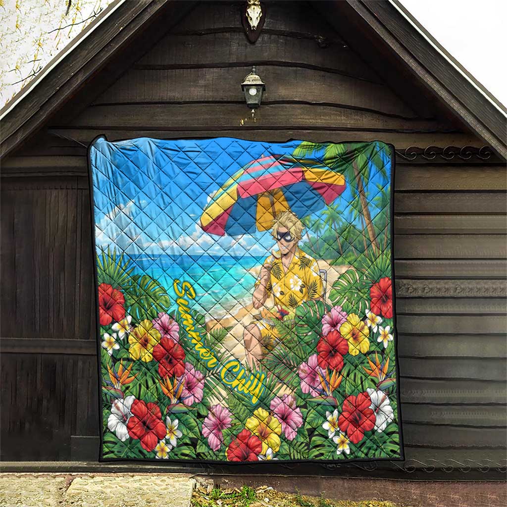 Taishiro Toyomitsu Summer Chill Quilt Tropical Anime Picnic Scene