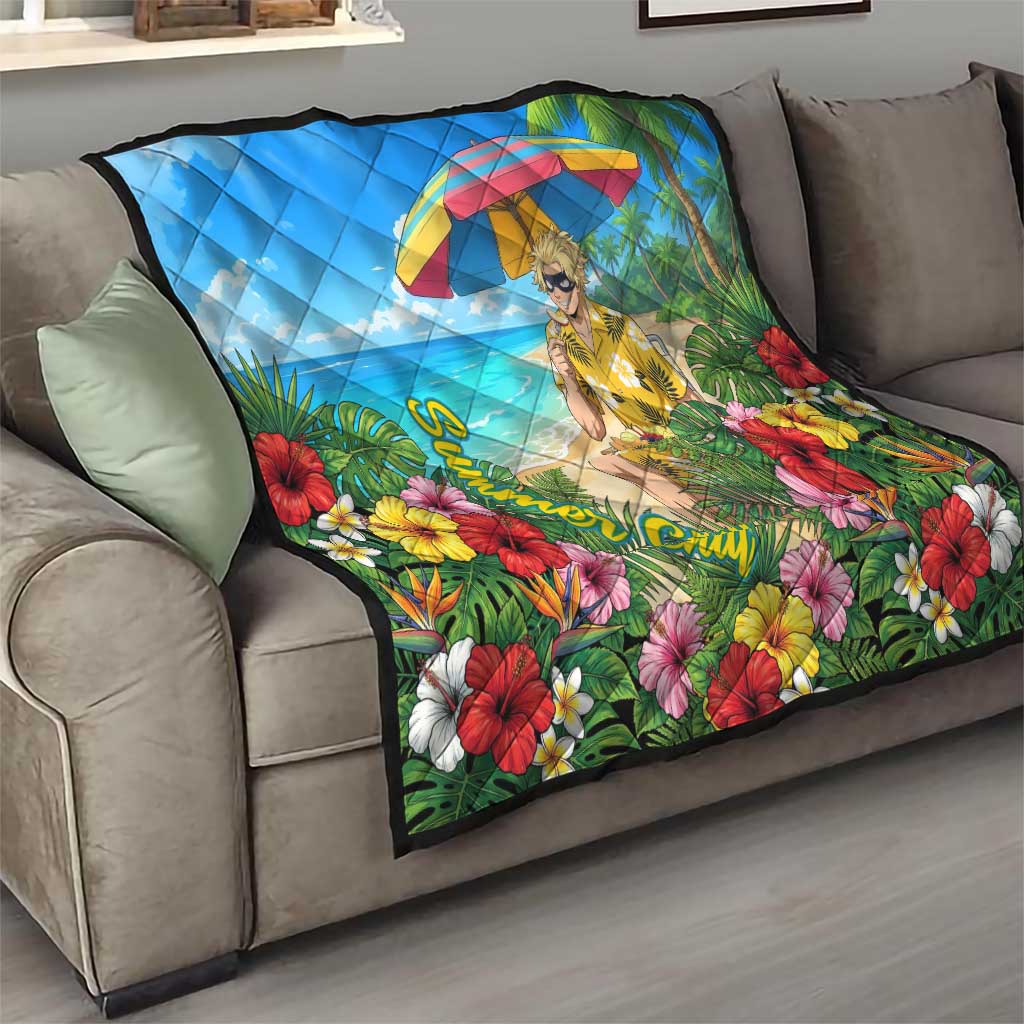 Taishiro Toyomitsu Summer Chill Quilt Tropical Anime Picnic Scene