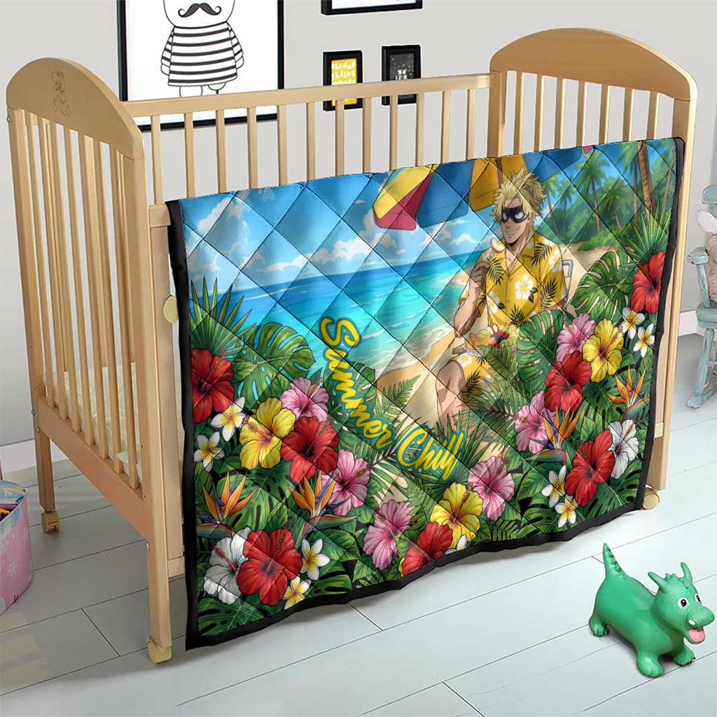 Taishiro Toyomitsu Summer Chill Quilt Tropical Anime Picnic Scene