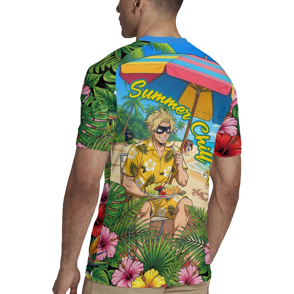 Taishiro Toyomitsu Summer Chill Rugby Jersey Tropical Anime Picnic Scene