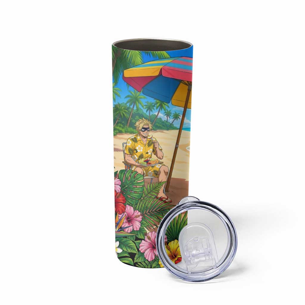 Taishiro Toyomitsu Summer Chill Skinny Tumbler Tropical Anime Picnic Scene