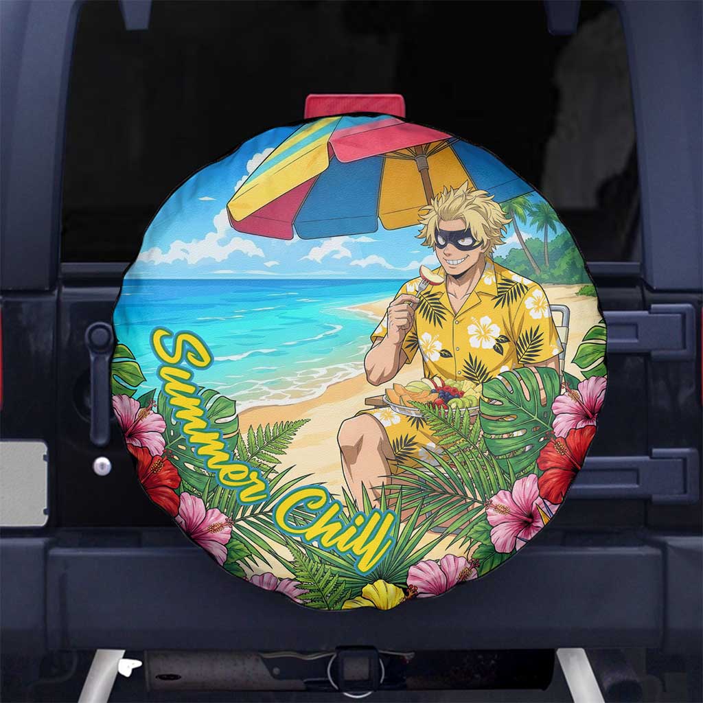 Taishiro Toyomitsu Summer Chill Spare Tire Cover Tropical Anime Picnic Scene