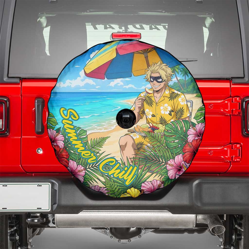 Taishiro Toyomitsu Summer Chill Spare Tire Cover Tropical Anime Picnic Scene