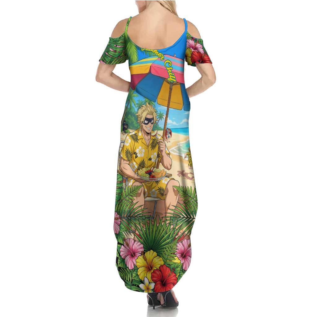 Taishiro Toyomitsu Summer Chill Summer Maxi Dress Tropical Anime Picnic Scene