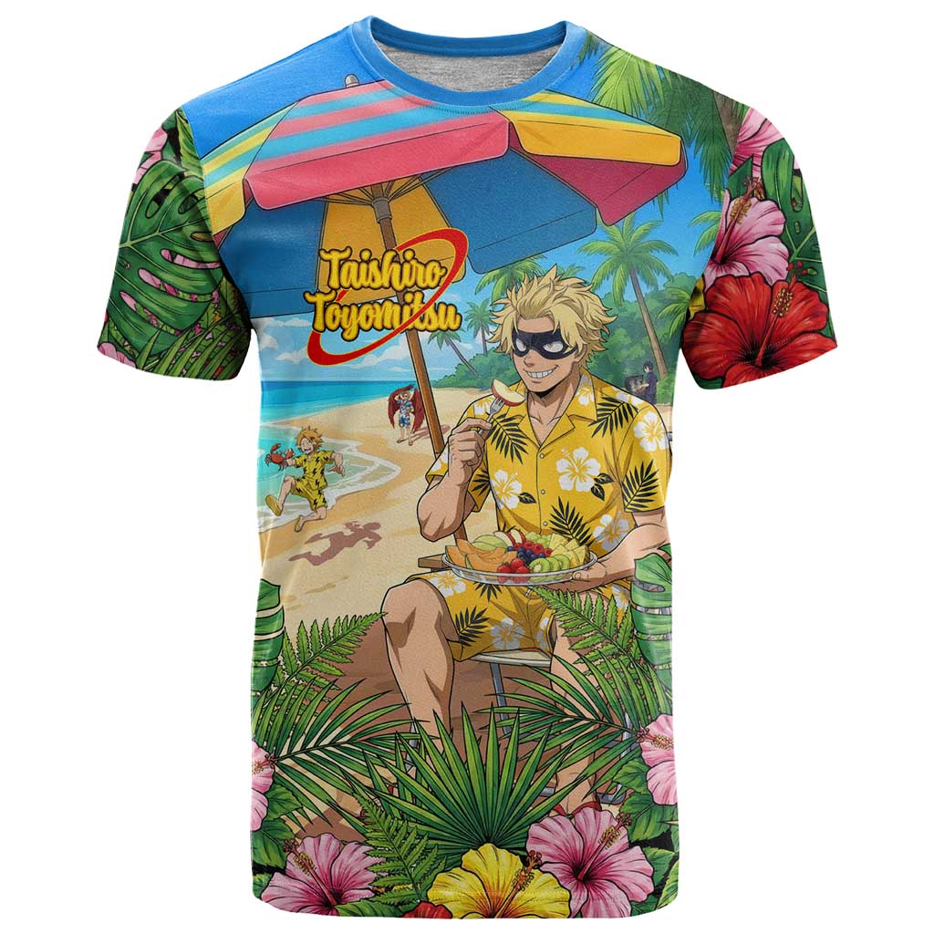 Taishiro Toyomitsu Summer Chill T Shirt Tropical Anime Picnic Scene