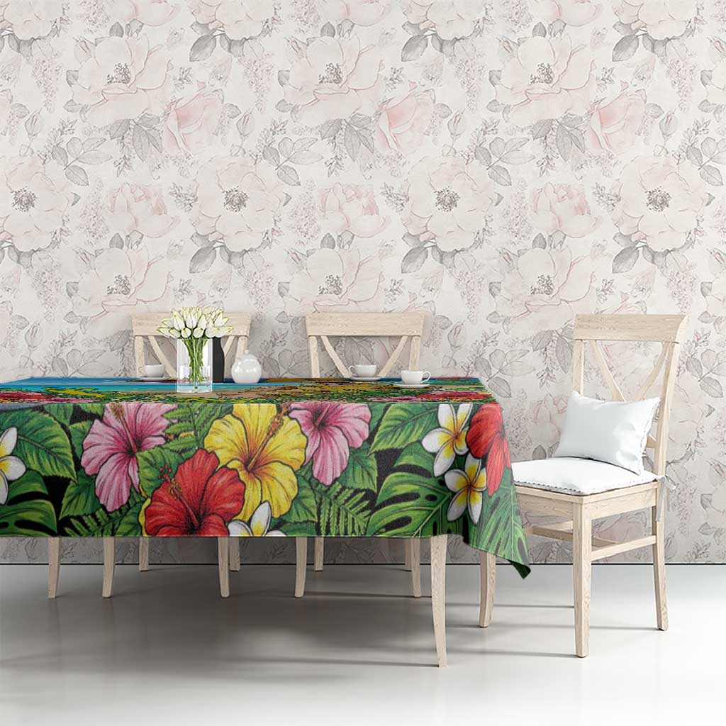 Taishiro Toyomitsu Summer Chill Tablecloth Tropical Anime Picnic Scene
