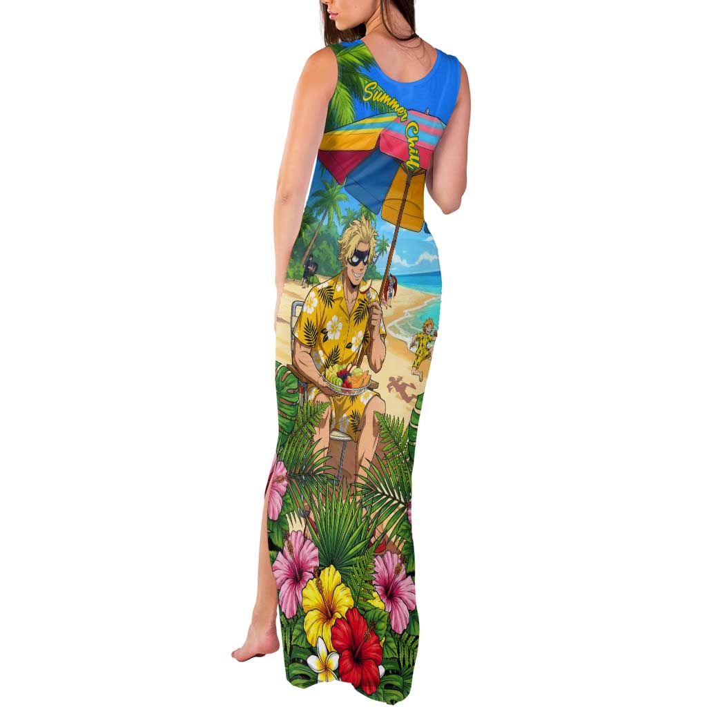 Taishiro Toyomitsu Summer Chill Tank Maxi Dress Tropical Anime Picnic Scene