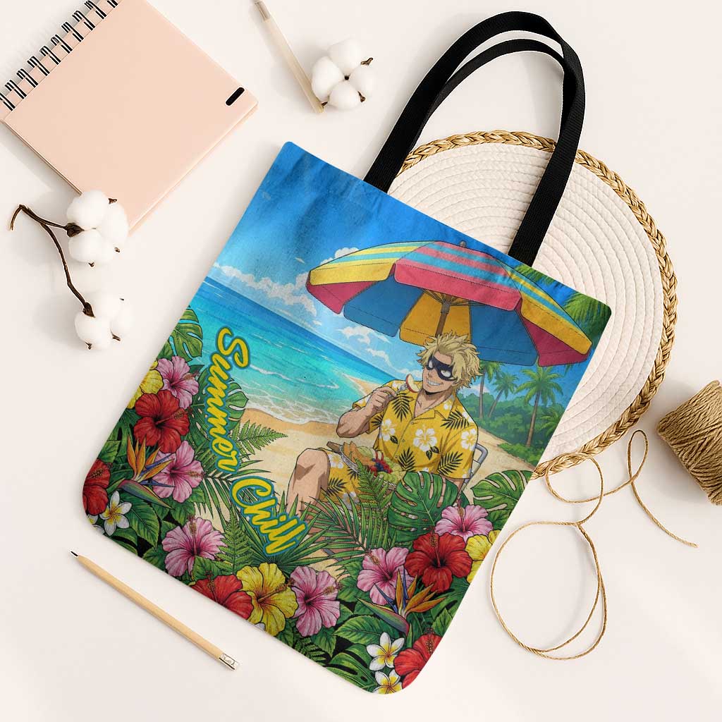 Taishiro Toyomitsu Summer Chill Tote Bag Tropical Anime Picnic Scene