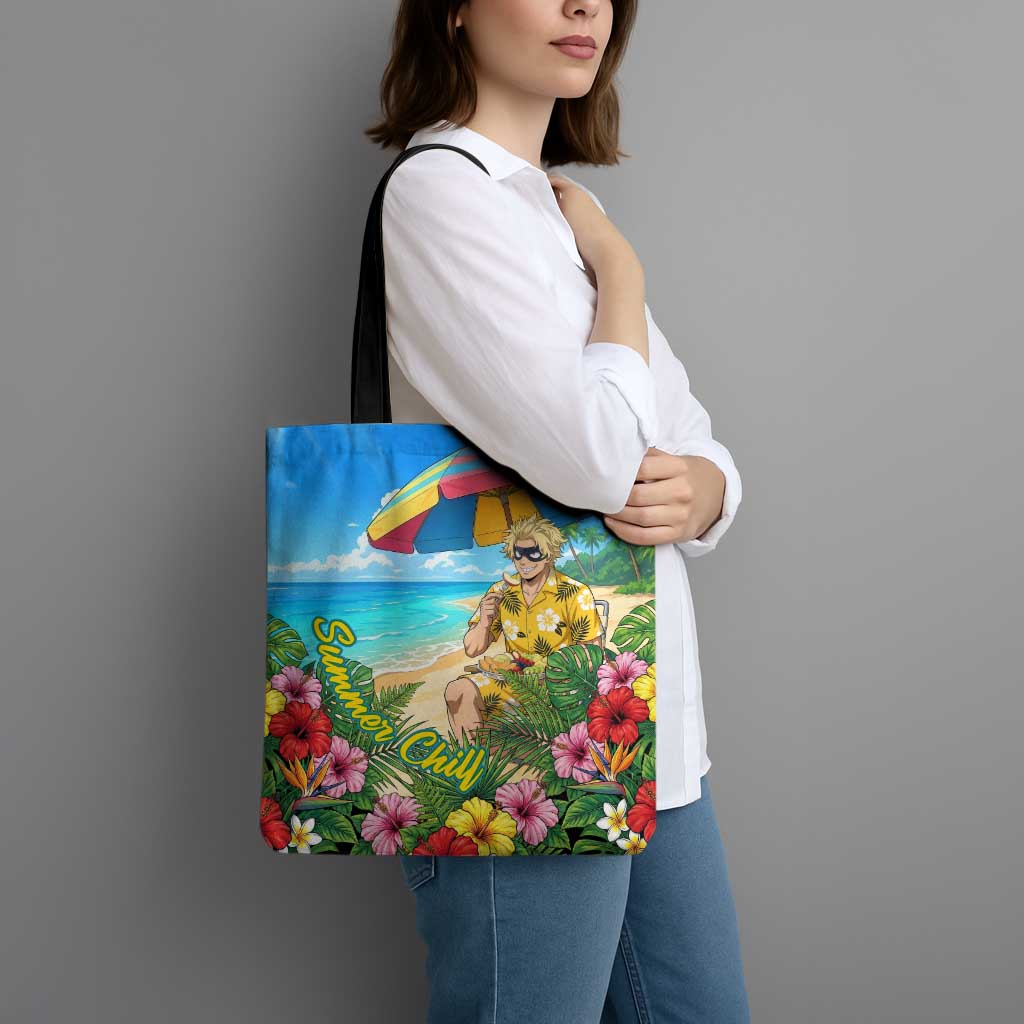 Taishiro Toyomitsu Summer Chill Tote Bag Tropical Anime Picnic Scene