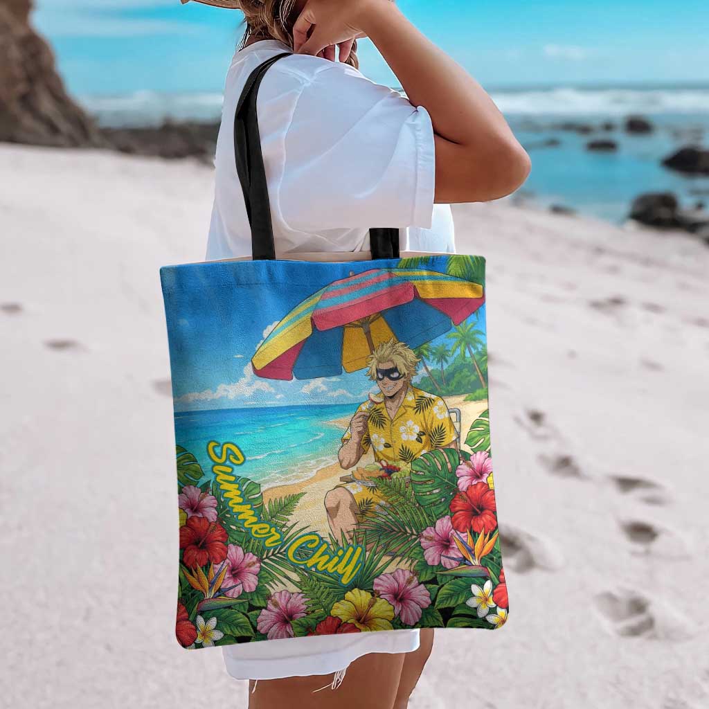 Taishiro Toyomitsu Summer Chill Tote Bag Tropical Anime Picnic Scene