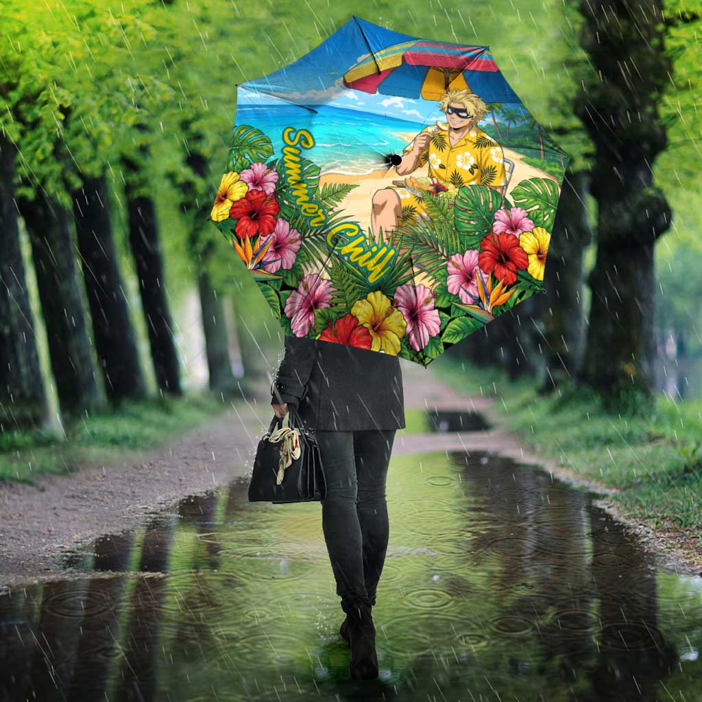Taishiro Toyomitsu Summer Chill Umbrella Tropical Anime Picnic Scene