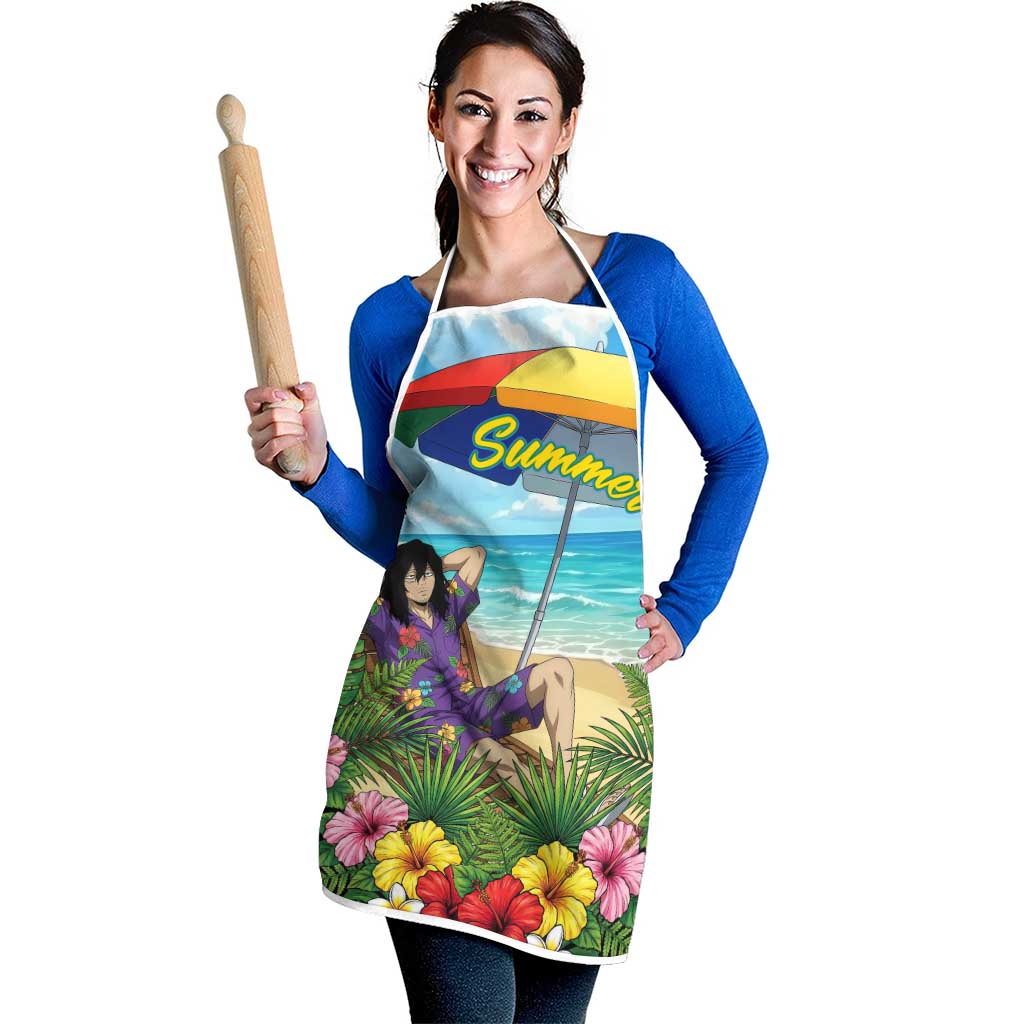 Shouta Aizawa Summer Chill Apron Tropical Anime Relaxation Vibes