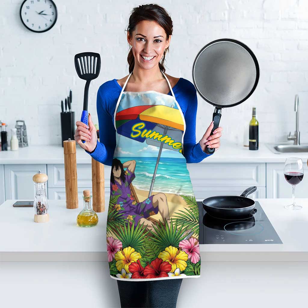 Shouta Aizawa Summer Chill Apron Tropical Anime Relaxation Vibes