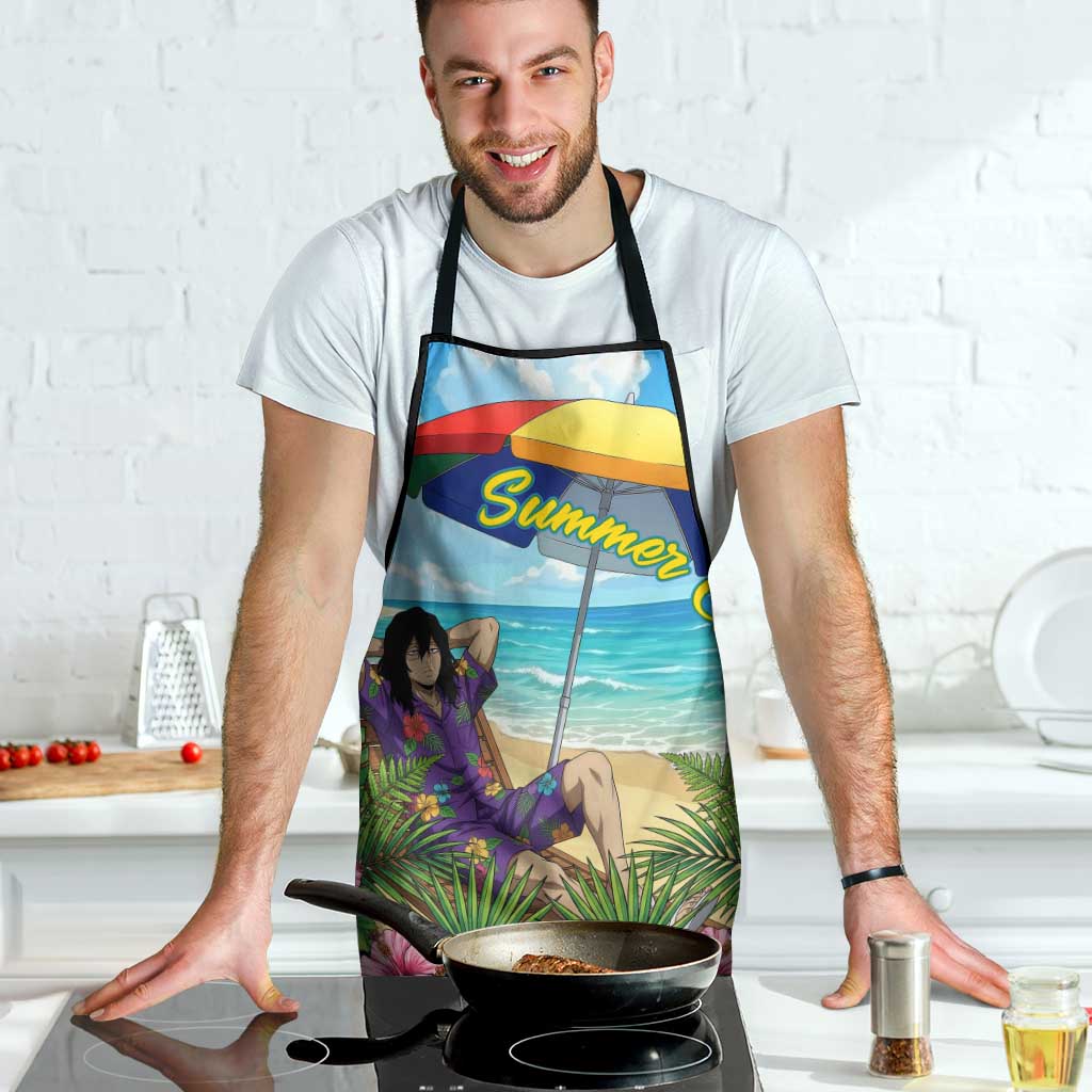 Shouta Aizawa Summer Chill Apron Tropical Anime Relaxation Vibes
