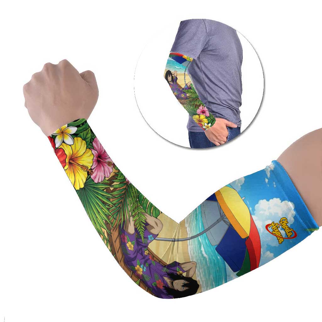 Shouta Aizawa Summer Chill Arm Sleeves Tropical Anime Relaxation Vibes
