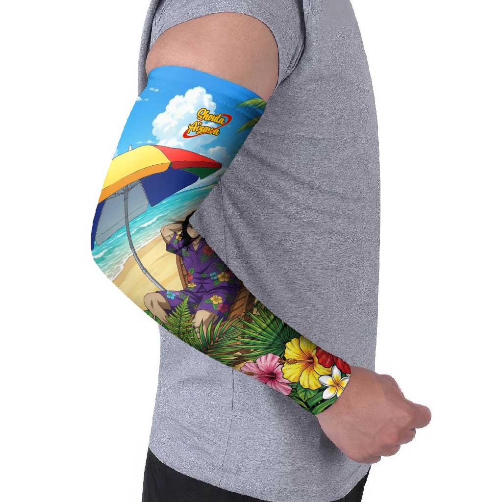 Shouta Aizawa Summer Chill Arm Sleeves Tropical Anime Relaxation Vibes