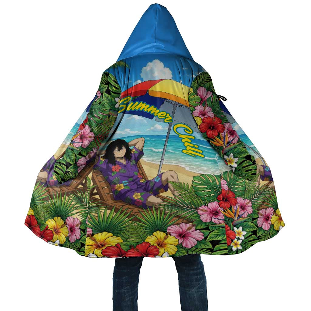 Shouta Aizawa Summer Chill Cloak Tropical Anime Relaxation Vibes