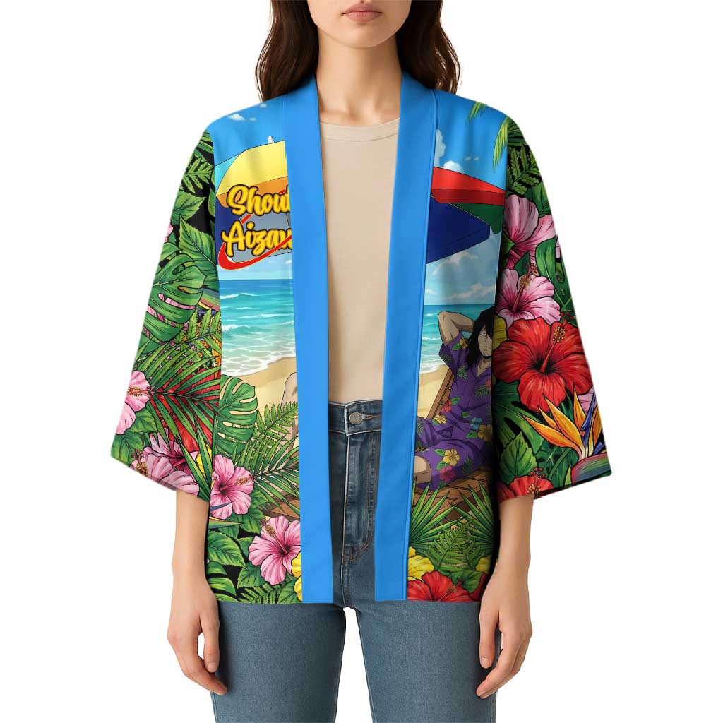 Shouta Aizawa Summer Chill Kimono Tropical Anime Relaxation Vibes