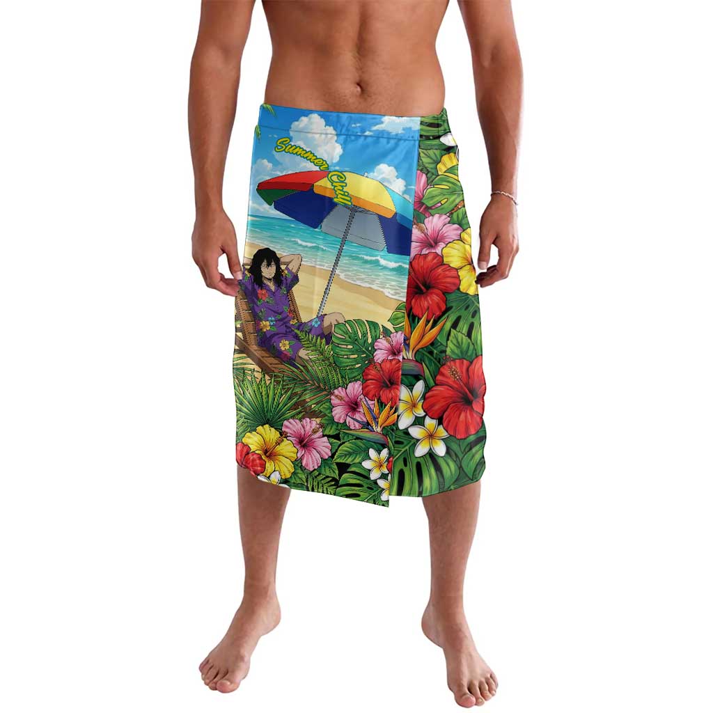 Shouta Aizawa Summer Chill Lavalava Tropical Anime Relaxation Vibes