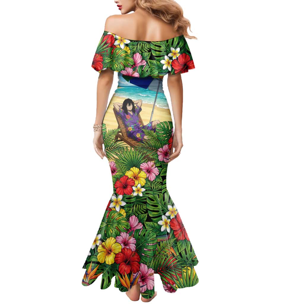 Shouta Aizawa Summer Chill Mermaid Dress Tropical Anime Relaxation Vibes