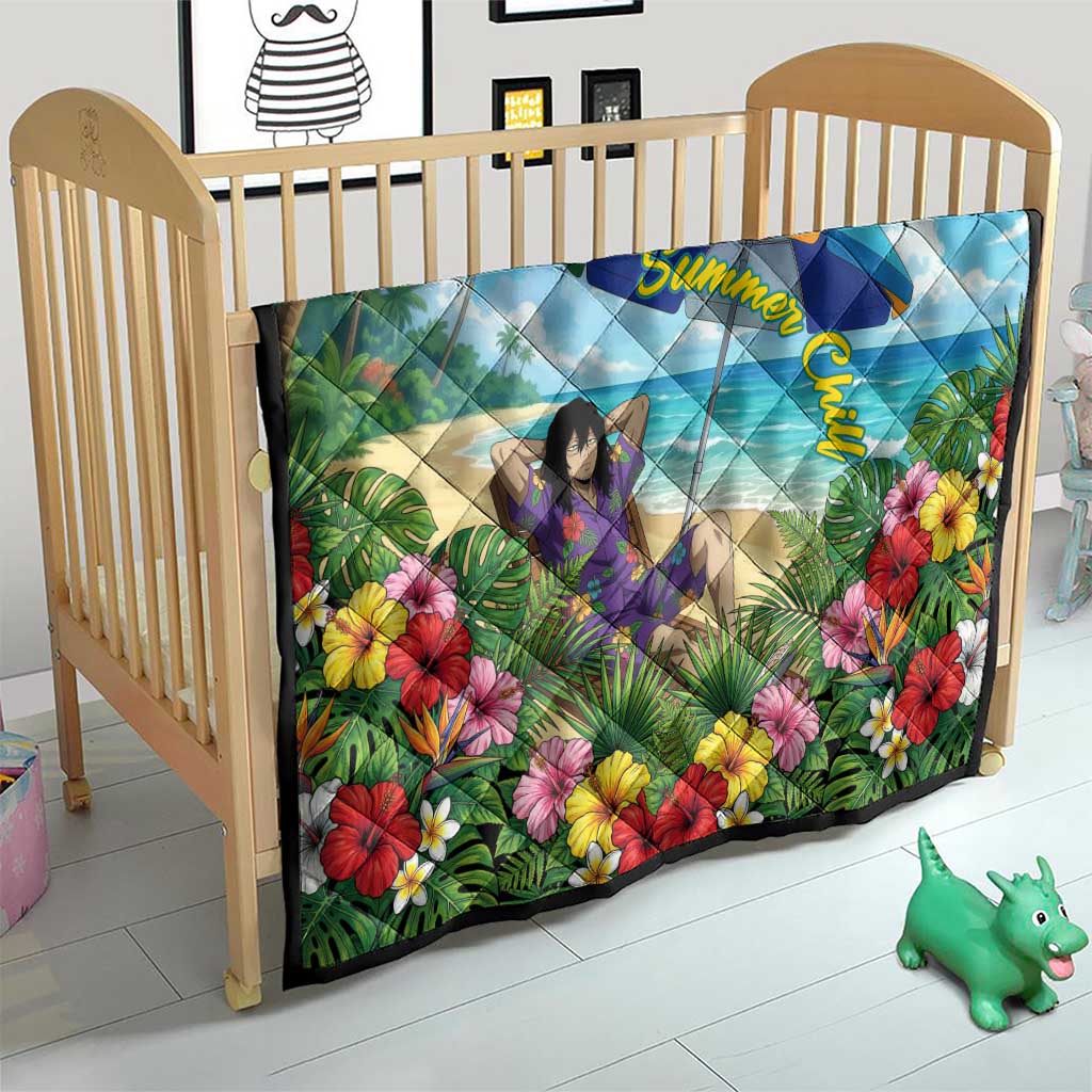 Shouta Aizawa Summer Chill Quilt Tropical Anime Relaxation Vibes