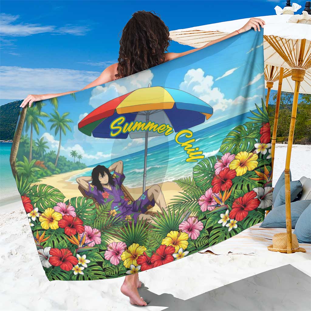 Shouta Aizawa Summer Chill Sarong Tropical Anime Relaxation Vibes
