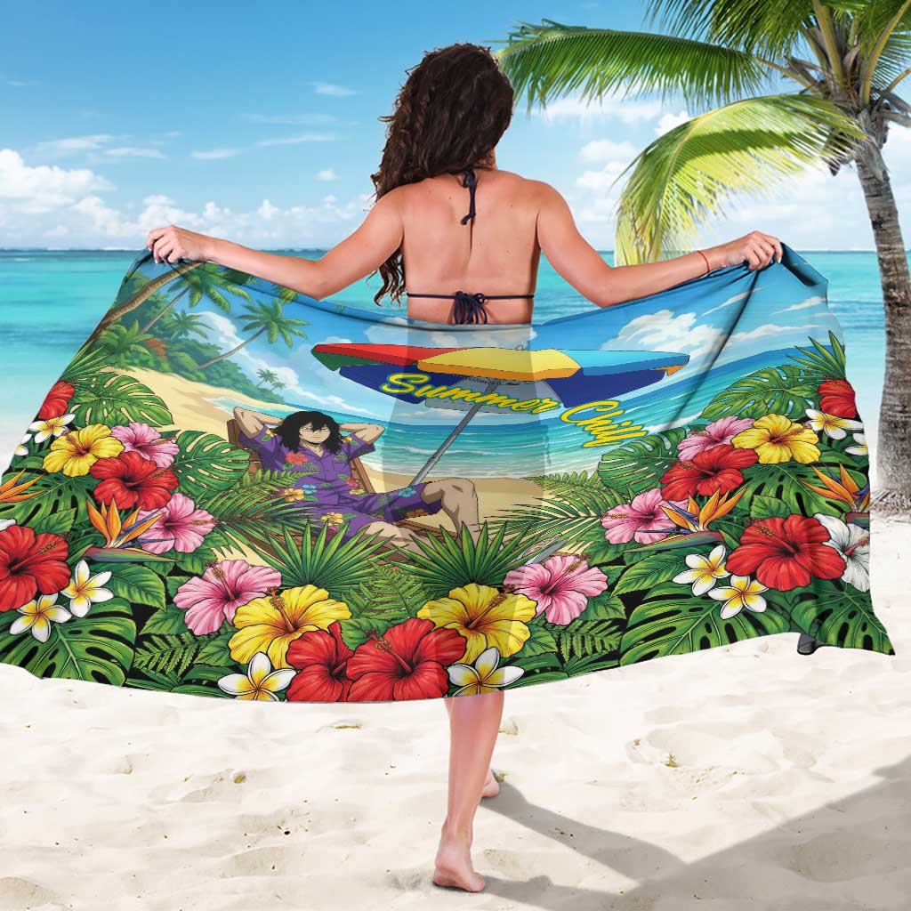 Shouta Aizawa Summer Chill Sarong Tropical Anime Relaxation Vibes