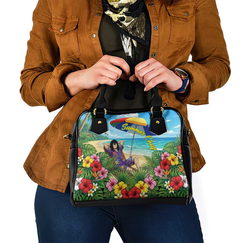 Shouta Aizawa Summer Chill Shoulder Handbag Tropical Anime Relaxation Vibes