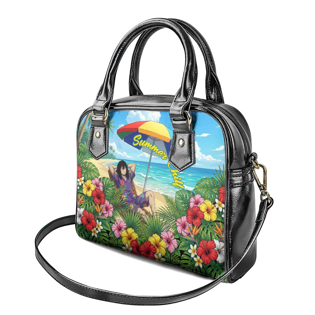 Shouta Aizawa Summer Chill Shoulder Handbag Tropical Anime Relaxation Vibes