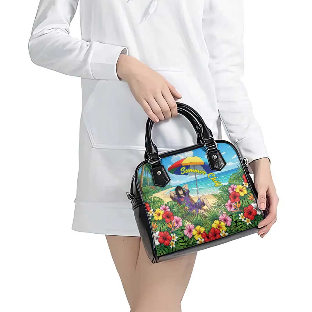 Shouta Aizawa Summer Chill Shoulder Handbag Tropical Anime Relaxation Vibes
