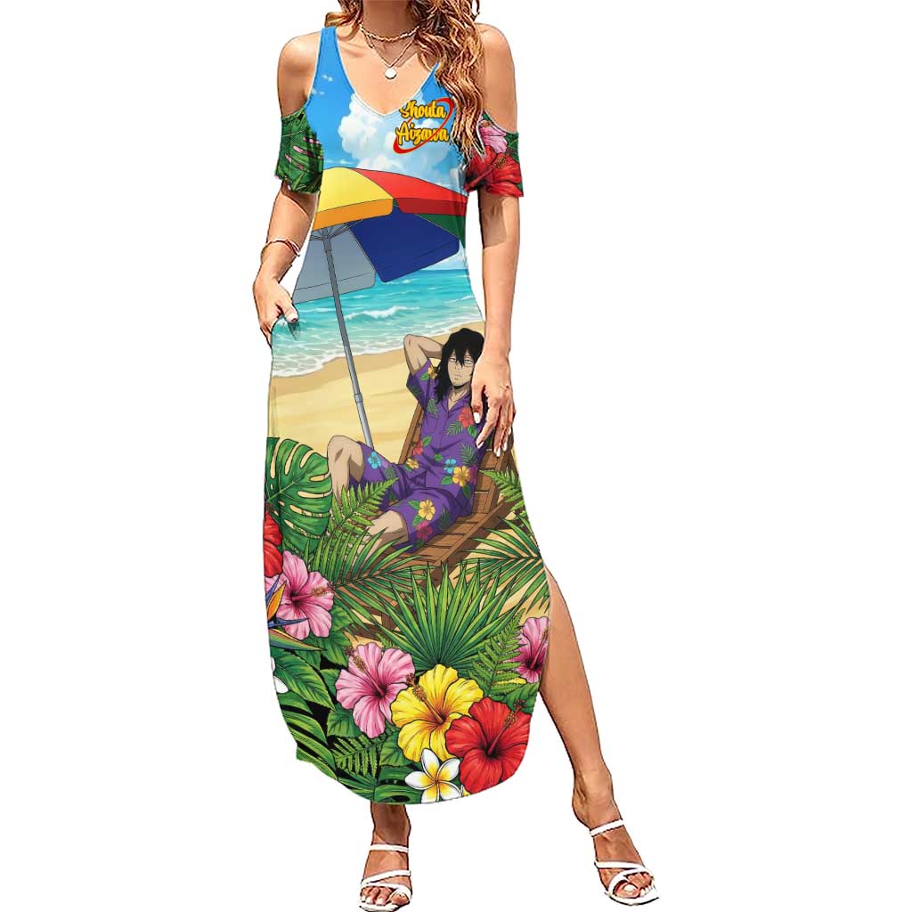 Shouta Aizawa Summer Chill Summer Maxi Dress Tropical Anime Relaxation Vibes