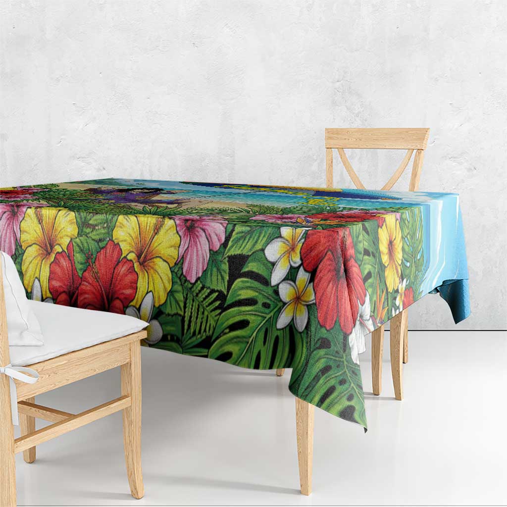 Shouta Aizawa Summer Chill Tablecloth Tropical Anime Relaxation Vibes
