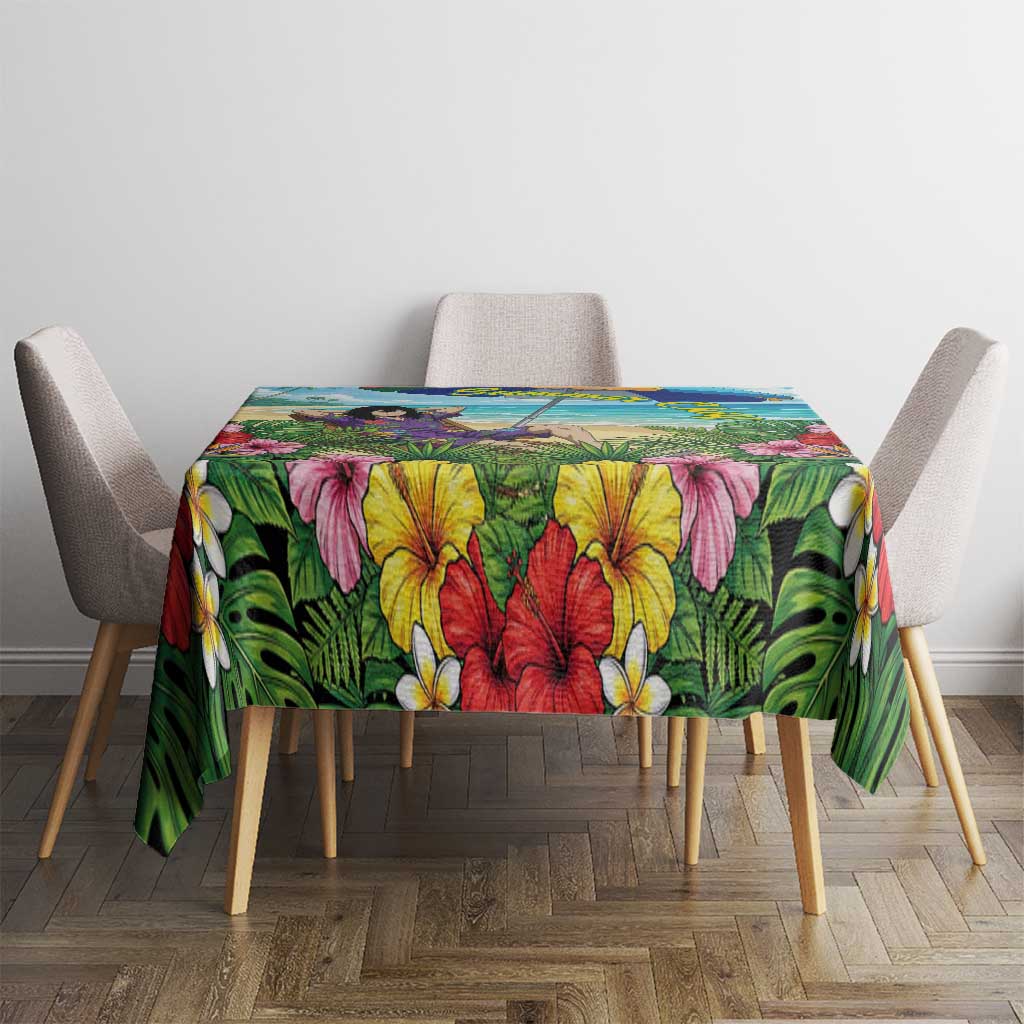 Shouta Aizawa Summer Chill Tablecloth Tropical Anime Relaxation Vibes