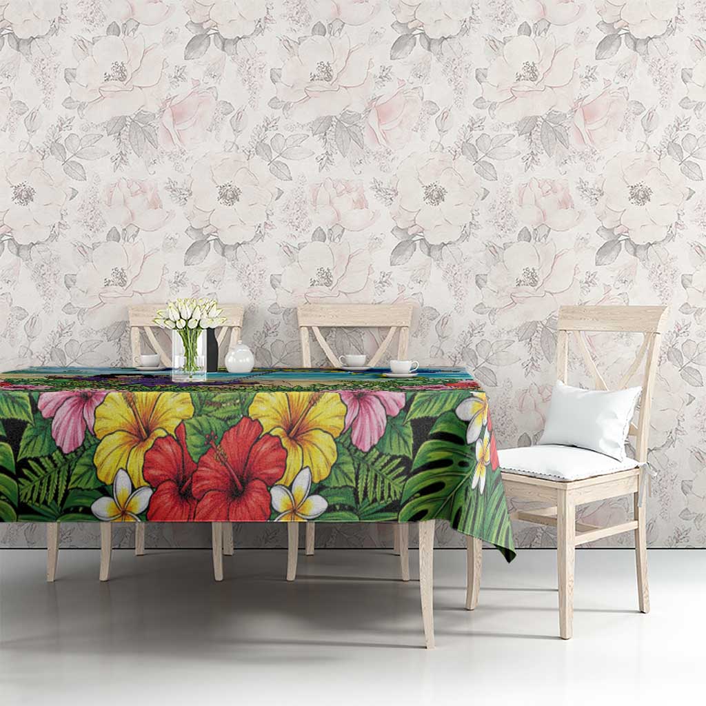 Shouta Aizawa Summer Chill Tablecloth Tropical Anime Relaxation Vibes