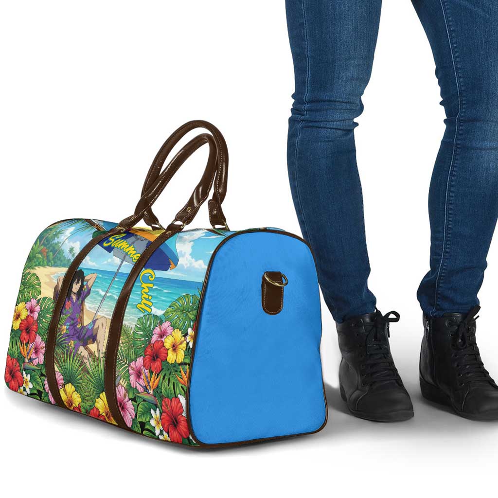 Shouta Aizawa Summer Chill Travel Bag Tropical Anime Relaxation Vibes