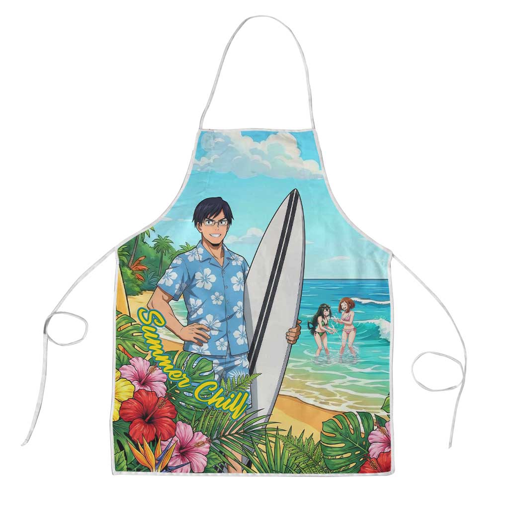 Tenya Iida Summer Chill Apron Tropical Anime Surf Escape